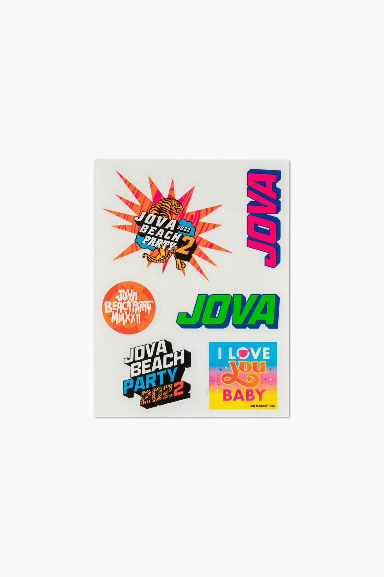 Jova Beach Party Sticker Set