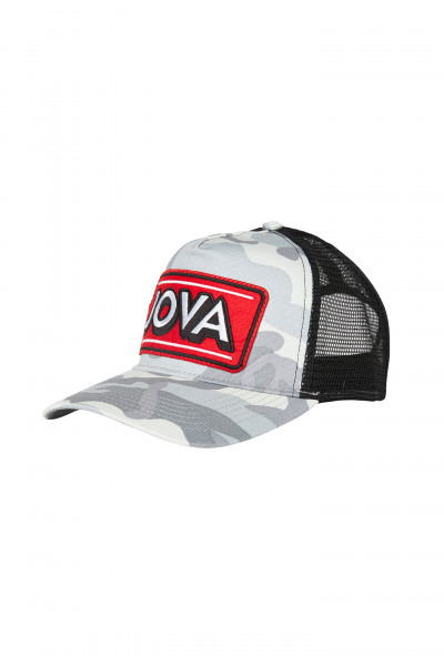 CAPPELLO JOVA MILITARE PATCK ROSSA