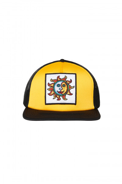 CAPPELLO NERO E ARANCIO SOLE