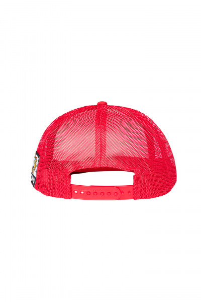CAPPELLO ROSSO E BIANCO SOLE